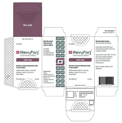 Revuforj 160 mg Carton (Revuforj 160 mg Carton)
